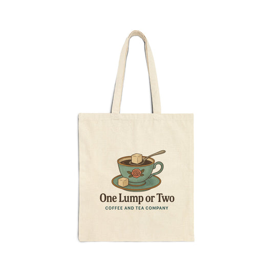 Tote Bag — "One Lump or Two" Coffee & Tea Canvas Tote